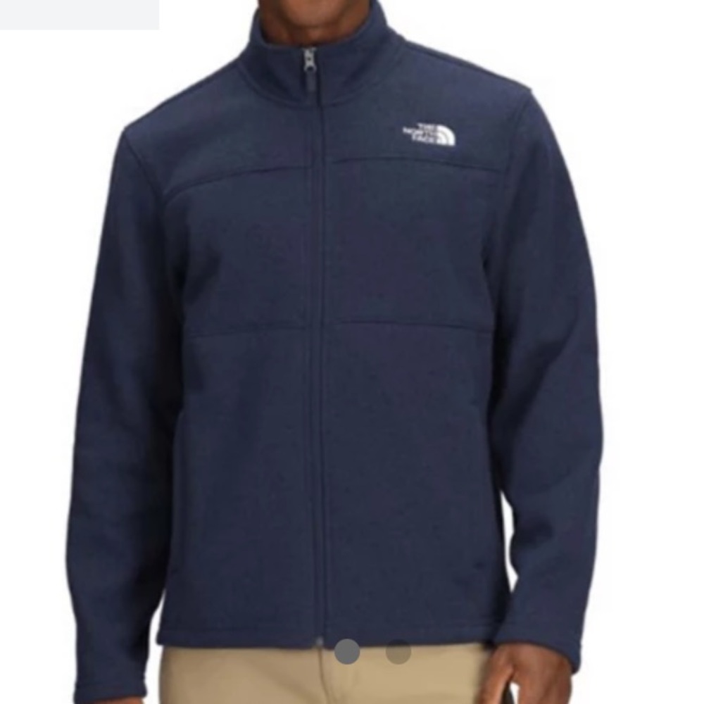 The North Face Navy Blue Heather Sweater Fleece Jacket